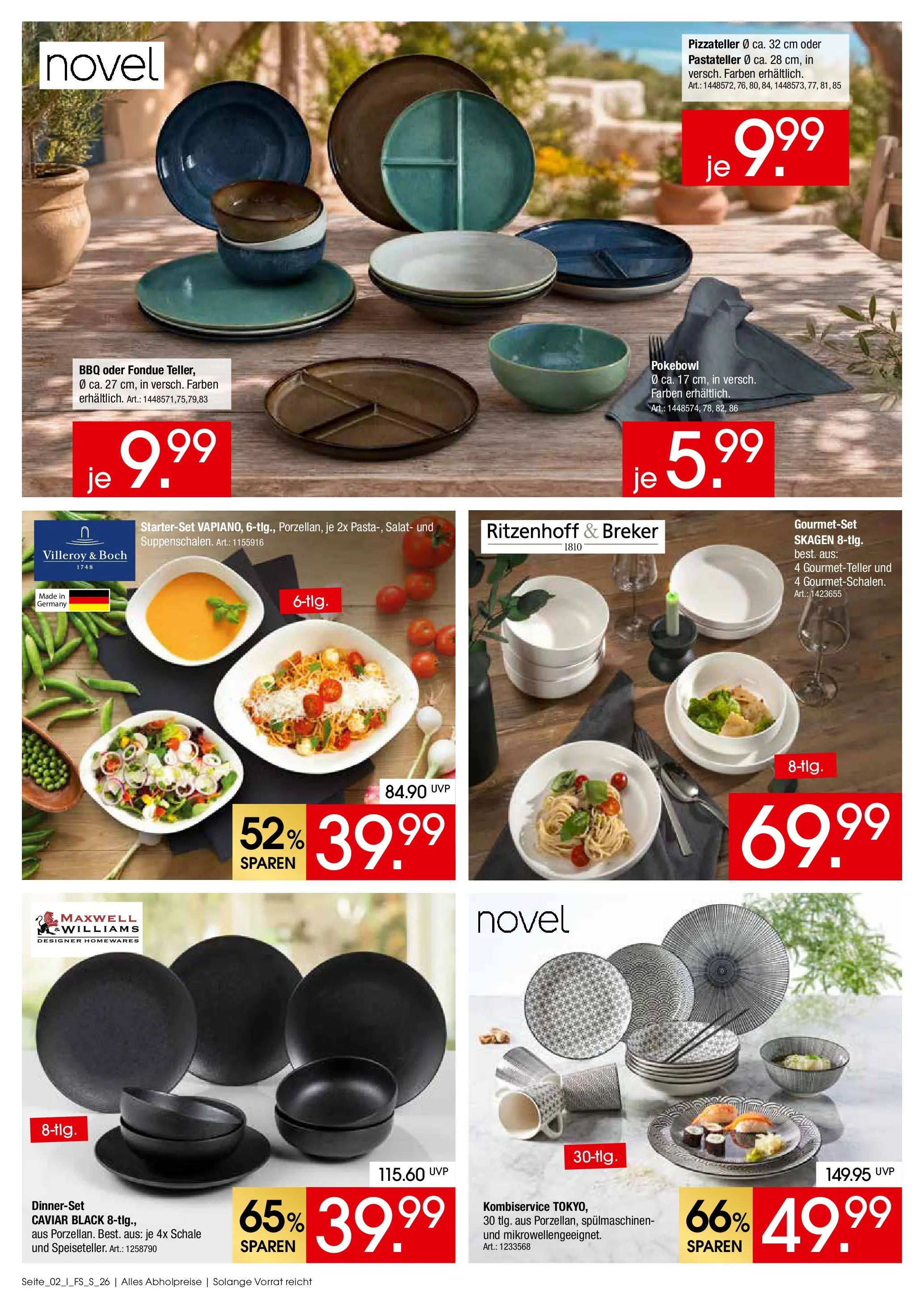 Zurbrüggen Sommer für Ihr Zuhause (ab 02.06.2026) zum Blättern | Seite: 2 | Produkte: Fondue, Salat