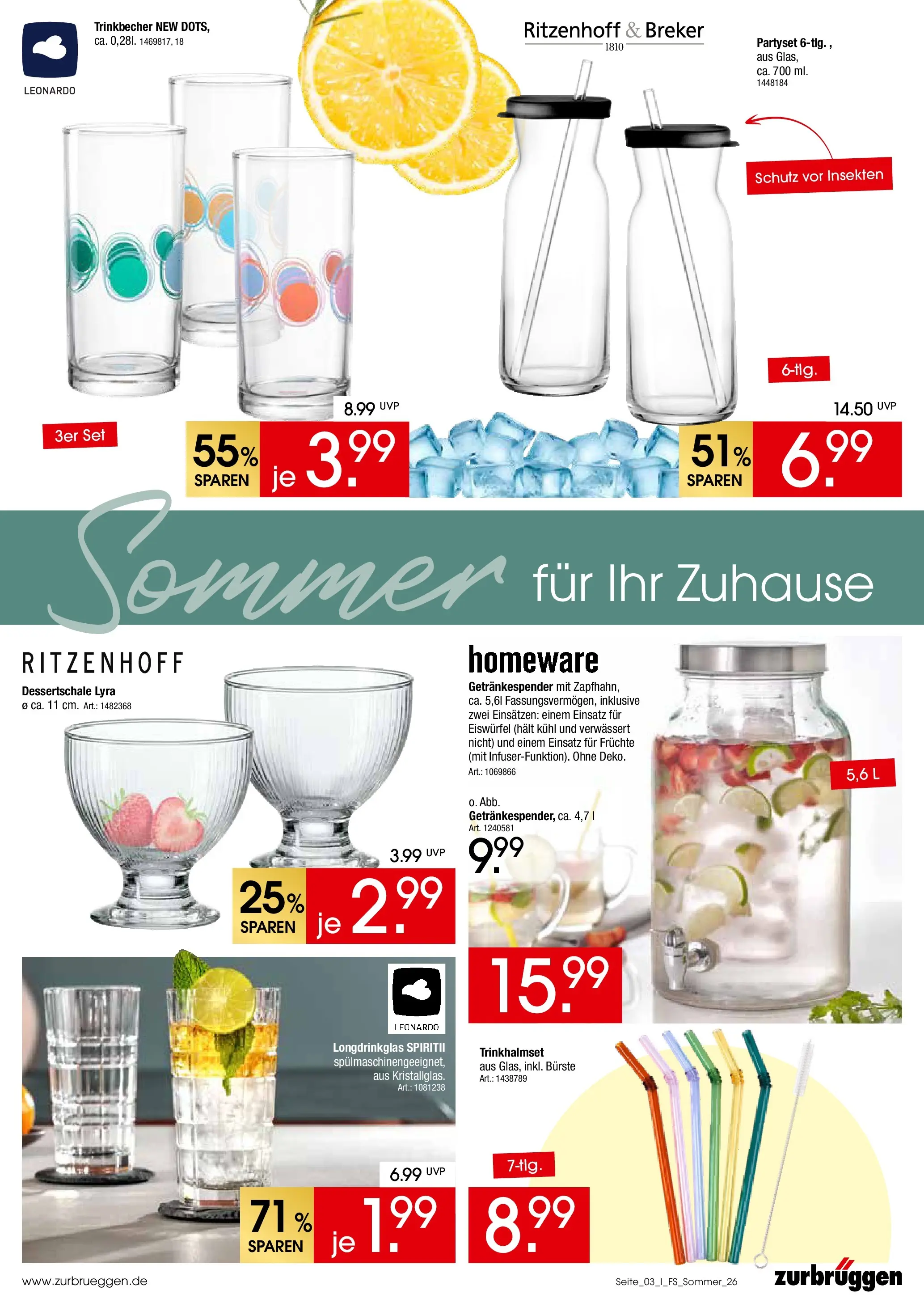 Zurbrüggen Sommer für Ihr Zuhause (ab 02.06.2026) zum Blättern | Seite: 3 | Produkte: Bürste