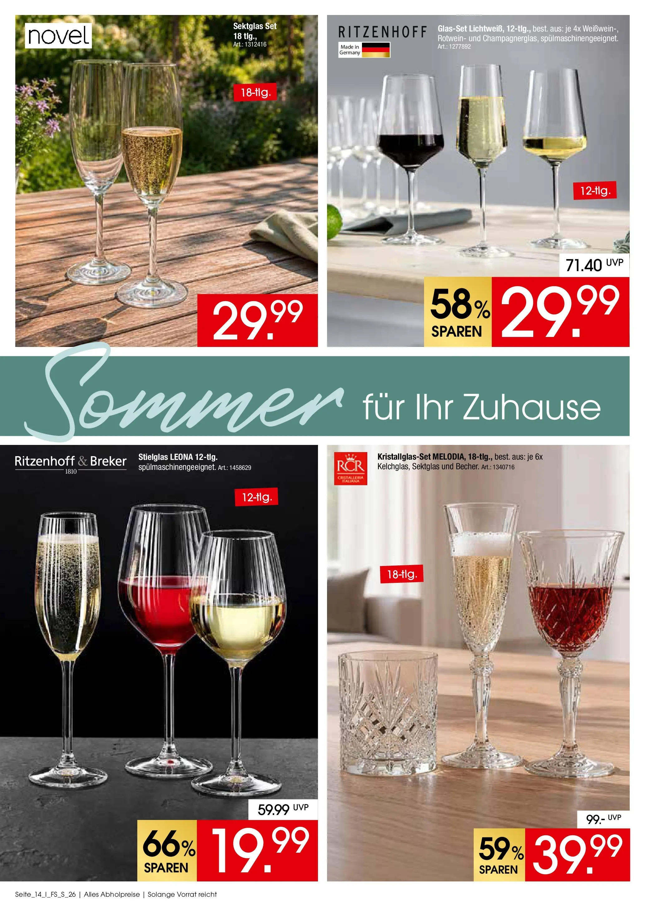 Zurbrüggen Sommer für Ihr Zuhause (ab 02.06.2026) zum Blättern | Seite: 14 | Produkte: Weißwein, Rotwein