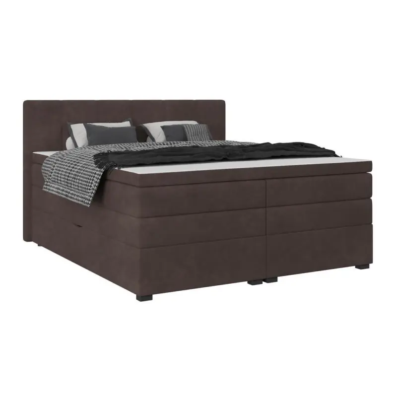 Boxspringbett mit Topper & Bettkasten 200x200 Lauro