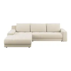 Ecksofa mit Schlaffunktion Adria Creme 213x308 cm