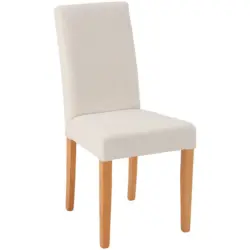 Stuhl John beige Buche natur gepolstert