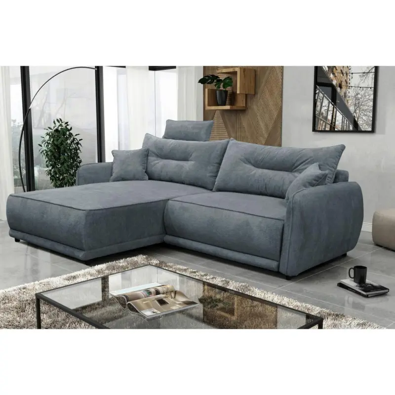 ECKSOFA Fresh Blau 195x264 cm