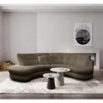 M&ouml;belix ECKSOFA Bretania, Braun 113x300 cm