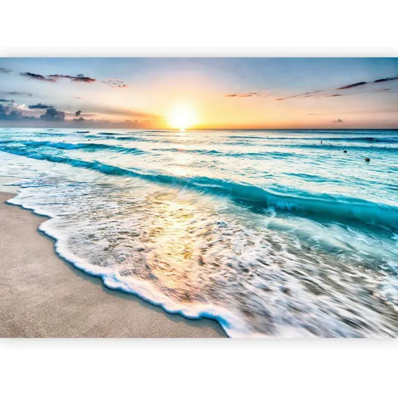 WALK ALONG THE SEASHORE Fototapete, B/H: ca. 250x175cm