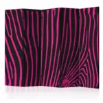 M&ouml;belix PARAVENT Schwarz Pink B: 225 cm