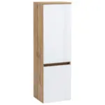M&ouml;belix Midischrank mit T&uuml;rd&auml;mpfung Helsinki 40cm Wei&szlig;/Eiche Dekor