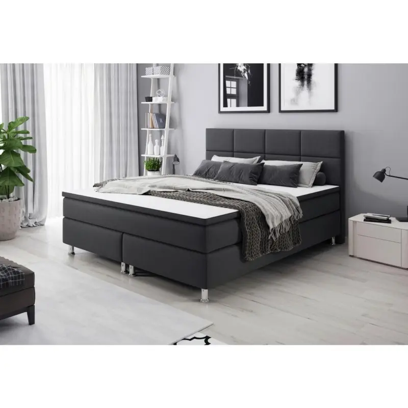 Boxspringbett mit Topper 180x200 Rotterdam F