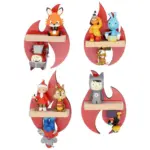M&ouml;belix Kinderregal Boarti Rot B: 11 cm
