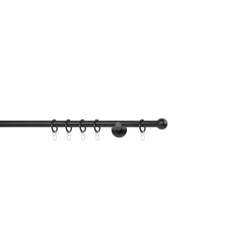 Rundstangengarnitur Schwarz L: 320 cm