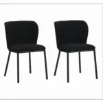 M&ouml;belix Stuhl-Set Bourges Schwarz B: 52 cm