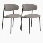 M&ouml;belix STUHL-SET Mira Hellgrau B: 55 cm
