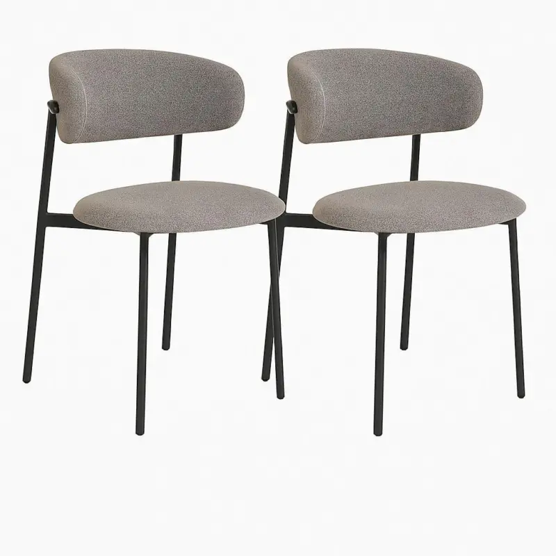 STUHL-SET Mira Hellgrau B: 55 cm