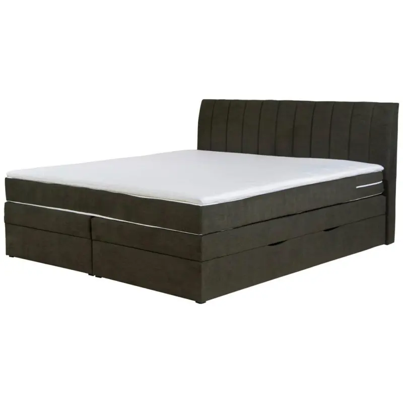 Boxspringbett mit Topper & Bettkasten 140x200 Shark