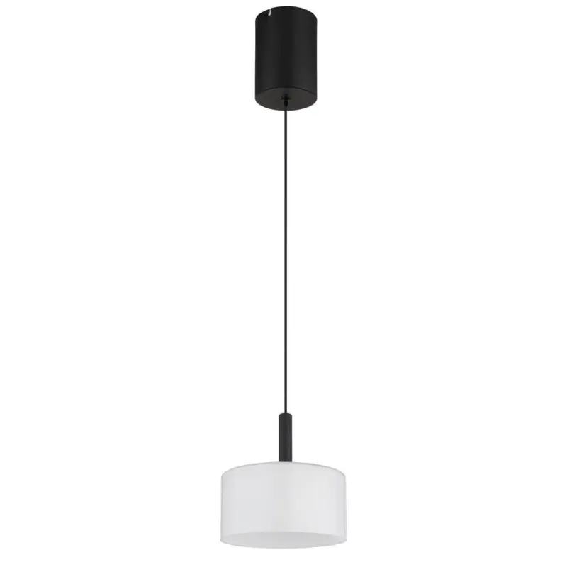 LED-H&auml;ngeleuchte Trenton Schwarz Wei&szlig; D: 20 cm