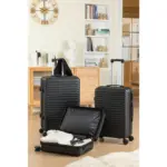 M&ouml;belix Reisekoffer Set 3--Teilig Florenz 4 Rollen Hartschale