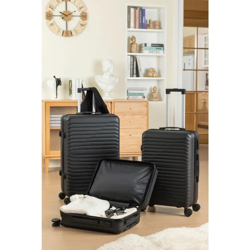 Reisekoffer Set 3--Teilig Florenz 4 Rollen Hartschale