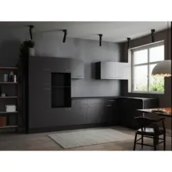 ECKK&Uuml;CHE Oliver Grau S: 340x172 cm