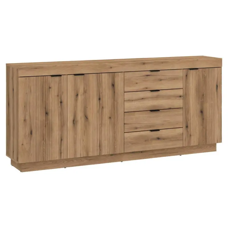 Sideboard Delamar Eichefarben Dekor B: 185,9 cm