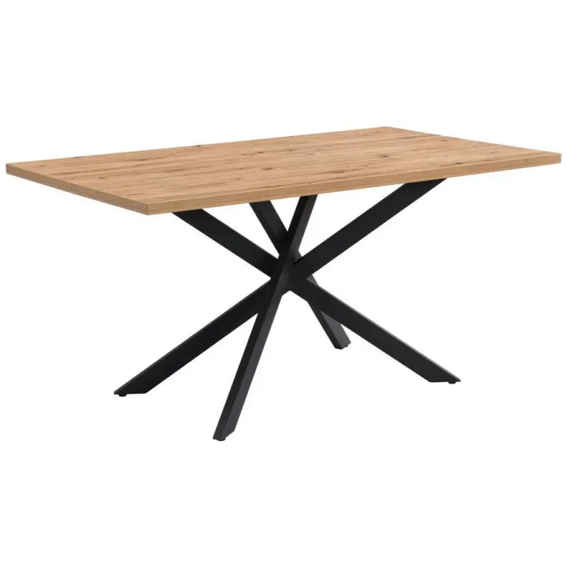 Esstisch Ebbo 150x90 cm Wildeiche Dekor