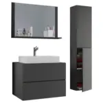 M&ouml;belix Badm&ouml;bel-Set 4--Teilig. Lendas 114 cm Anthrazit