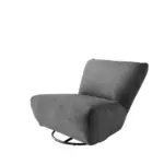 M&ouml;belix XXL-Sessel Cremallo Grau Wippfunktion, drehbar, B: 95cm