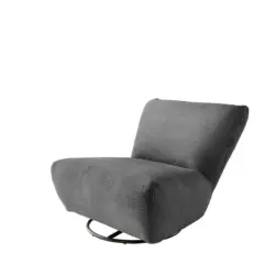 XXL-Sessel Cremallo Grau Wippfunktion, drehbar, B: 95cm