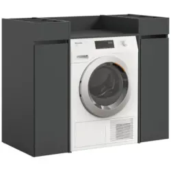 WASCHMASCHINENSCHRANK Free Anthrazit B: 124cm