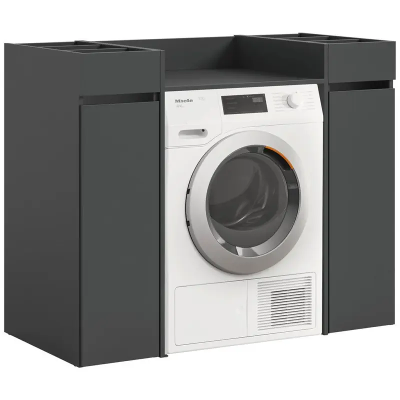 WASCHMASCHINENSCHRANK Free Anthrazit B: 124cm
