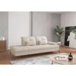 M&ouml;belix R&Eacute;CAMIERE Amica E, Creme B: 231 cm