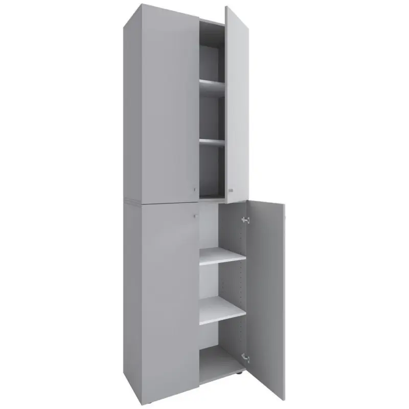 SCHUHSCHRANK Lona Grau B: 70 cm