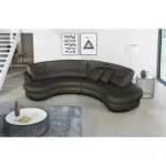 M&ouml;belix Ecksofa Bretania Dunkelbraun, S: 300x113 cm