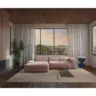 ECKSOFA Hannah Rosa 200x304 cm