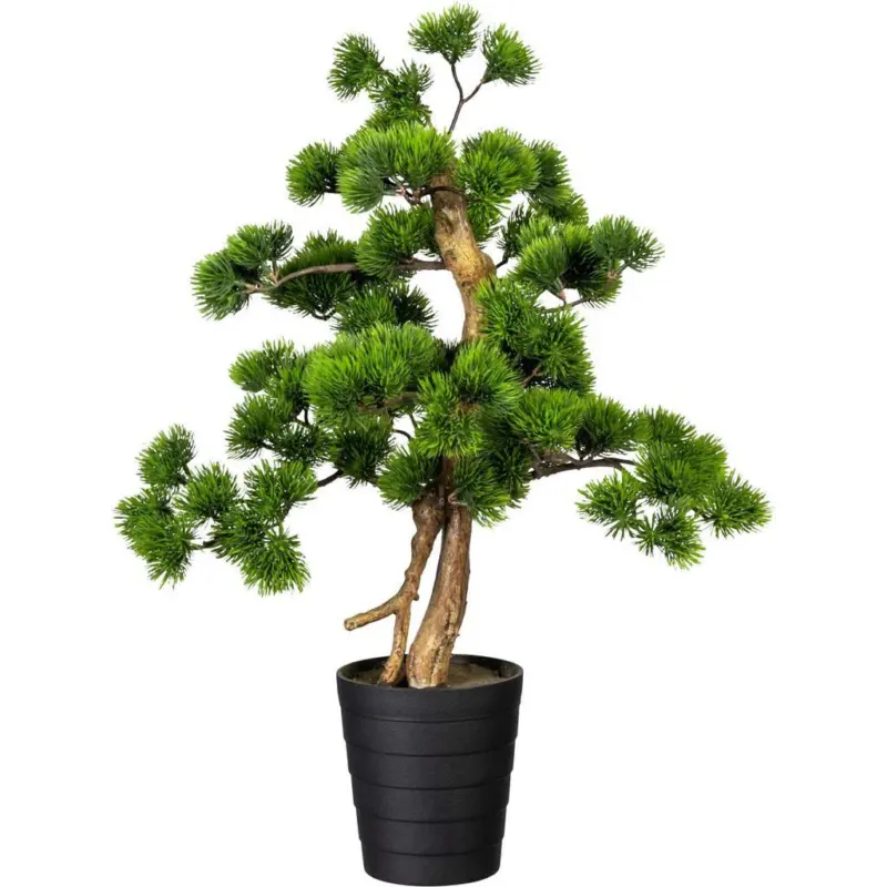 KUNSTPFLANZE Gr&uuml;n Braun Schwarz H: 60 cm