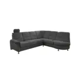 M&ouml;belix Ecksofa mit Relaxfunktion Parole Anthrazit Chenille