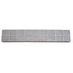 M&ouml;belix KOHLEFILTER Silberfarben, B: 40,2 cm