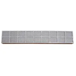 KOHLEFILTER Silberfarben, B: 40,2 cm