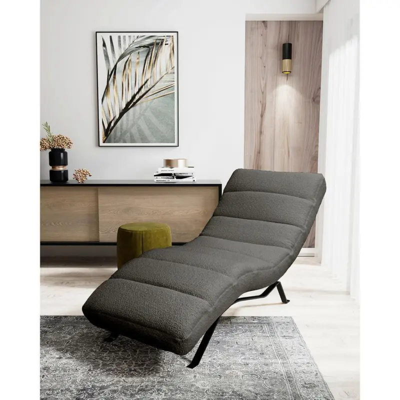 Relaxliege Swing Black Anthrazit B: 65 cm