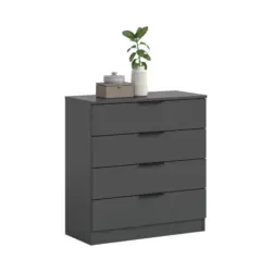 Kommode Kopenhagen Anthrazit, B: 74 cm