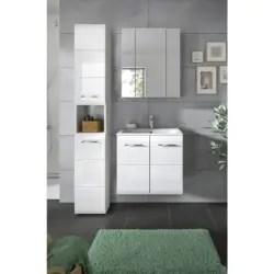BADEZIMMER Ice Wei&szlig;/Wei&szlig; HG 3--Teilig