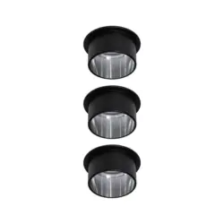 Deckenleuchte 3er-Set &Oslash; 6,8 cm 3-Flammig, dimmbar