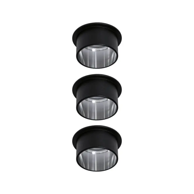 Deckenleuchte 3er-Set &Oslash; 6,8 cm 3-Flammig, dimmbar