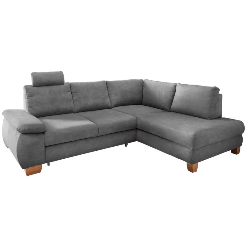 ECKSCHLAFSOFA Positano, Grau S: 261x206 cm