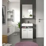 M&ouml;belix BADEZIMMER Scout Wei&szlig; B: 60 cm