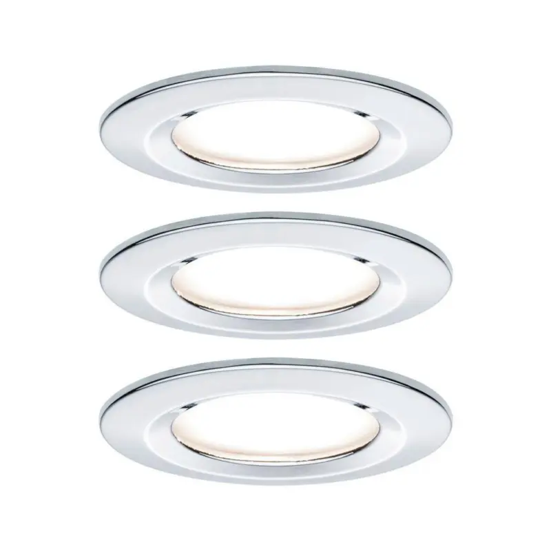 Deckenleuchte 3er-Set &Oslash; 7,8 cm, dimmbar, rund