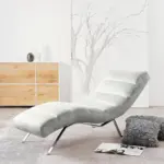 M&ouml;belix Relaxliege Swing Silver Hellgrau B: 65 cm