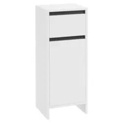 Badezimmer Unterschrank Slito BxH 32x80 cm Wei&szlig;