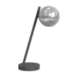 M&ouml;belix TISCHLEUCHTE Paloma Schwarz L: 20 cm