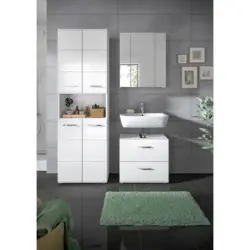 BADEZIMMER Ice Wei&szlig; HG B: 120 cm