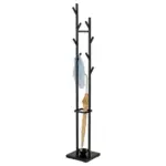 M&ouml;belix Kleiderst&auml;nder Paris Schwarz Metall, 8 Hacken, H: 173,5 cm